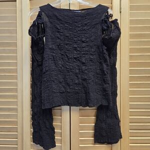 Nuit Clothing Atelier Tank Top with Removable Sleeves Black III